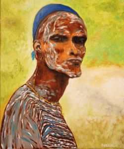 Voir cette oeuvre de THEILE-CLAUSS Isabelle: Guerrier Massaï