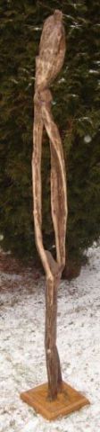 La femme enfant - Sculpture - Jisse D