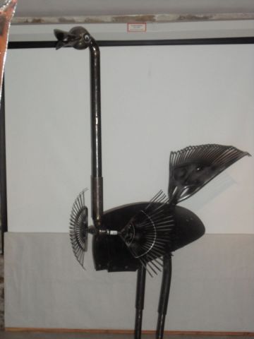 L'Autruche - Sculpture - Roland GOURDON