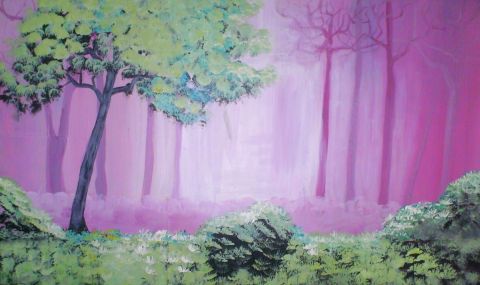 L'artiste sondos - sous la brume rose