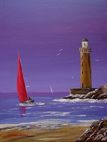 LE PHARE - Peinture - J-PAUL TAILLANDIER