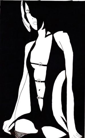 Noir et blanc Maillot - Dessin - Arsene Gully