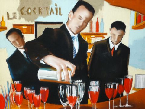 L'artiste Lebray - Le barman