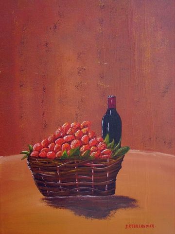 PANIER DE FRAISES - Peinture - J-PAUL TAILLANDIER