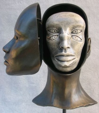 Visages - Sculpture - Daniel Giraud