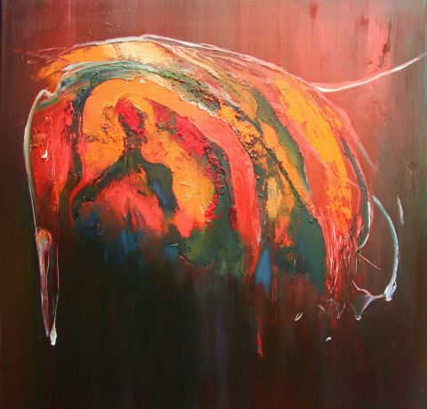 TAUROMACHIE - Peinture - FABRICE FLAMAND