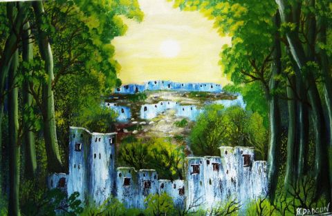 village marocain - Peinture - naoufal