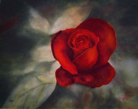 Rouge passion - Peinture - ghighi