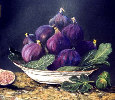 Les figues - Peinture - ghighi