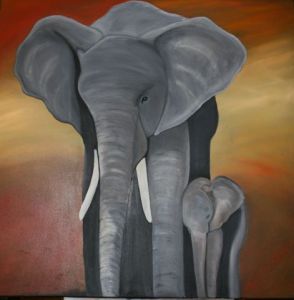 Voir le détail de cette oeuvre: Les éléphants
