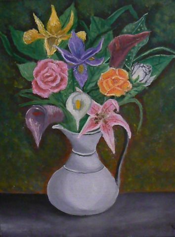 Bouquet 1 - Peinture - Valerie MICHEL