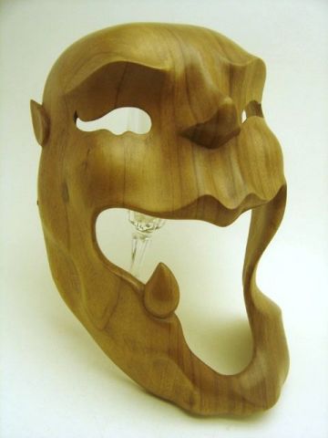 Masque semi abstrait - Artisanat - k-rai