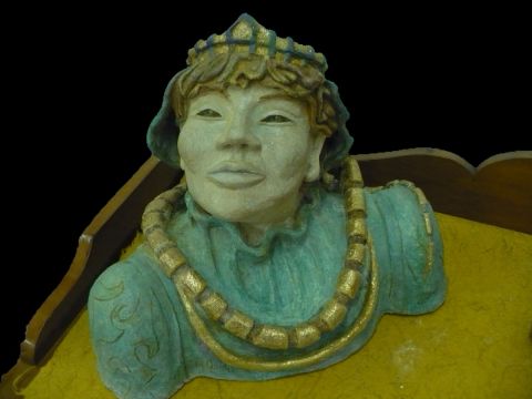 L'empereur - Sculpture - Regine Quidu 