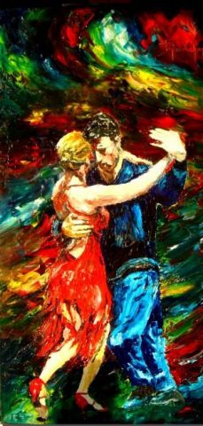 Tango 2 - Peinture - Richard Gauduchon