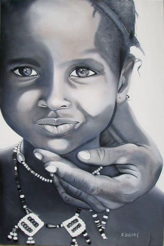 L'artiste nathalie buzare - sourire Afar