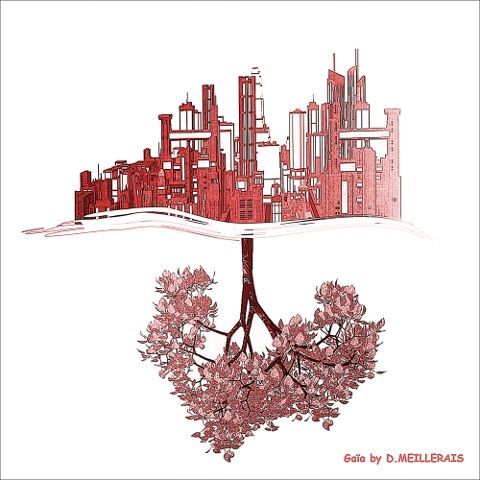 Ga�a - Art numerique - Didier MEILLERAIS