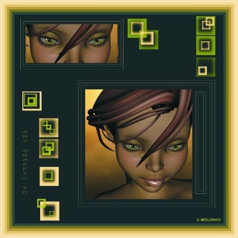EYES - Art numerique - Didier MEILLERAIS
