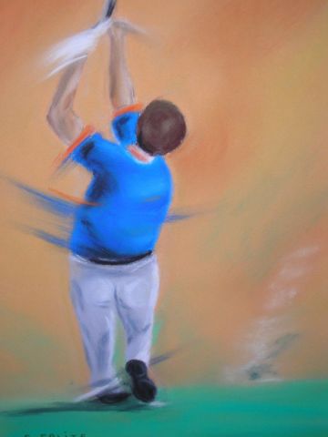 Golf - Peinture - Catherine FALIZE