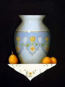 Voir cette oeuvre de Youcef GHAZI: Vase et nèfles