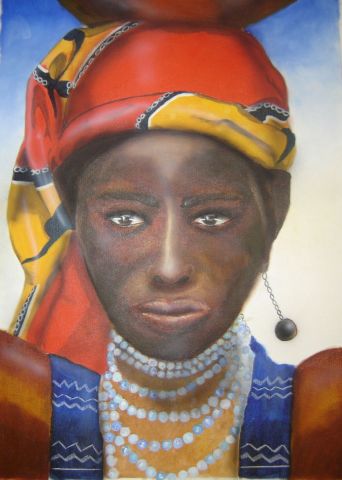 Africaine - Peinture - Aureoline