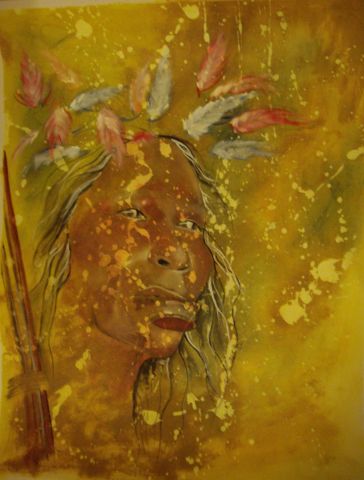 L'artiste Aureoline - Indien Kayapo