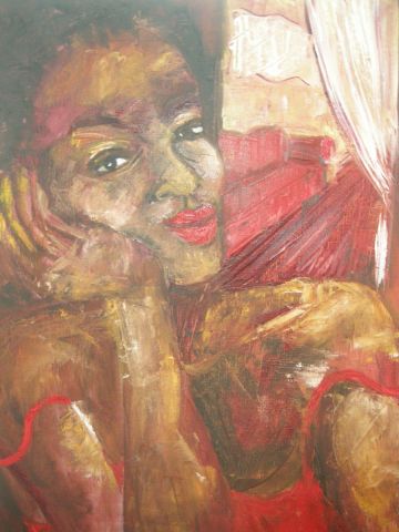 black magic woman - Peinture - anna matt