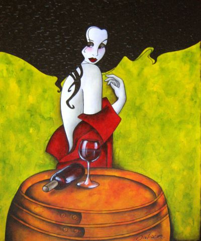 Fleur de vin - Peinture - Ah Tatieva 