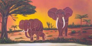 Voir le détail de cette oeuvre: LES ELEPHANTS