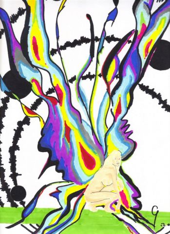 f�e rayonnante - Dessin - Arsene Gully