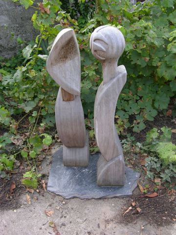 Solaire & Lunaire - Sculpture - jerome burel