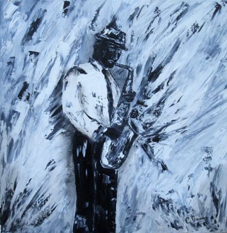 Un soir a la Nouvelle Orl�ans - Peinture - Catherine GARCERAN
