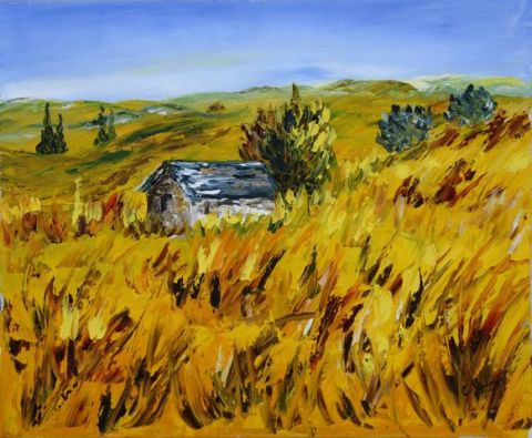 Refuge en Provence - Peinture - Catherine GARCERAN