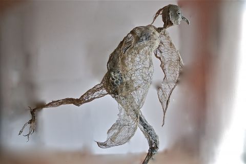Homme oiseau n°1 - Sculpture - Breval