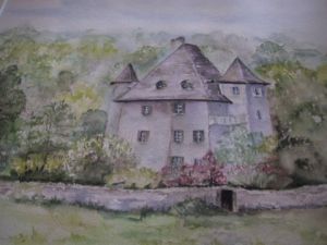 Voir cette oeuvre de MARYSE WENGER: Chateau de Thuyset Thonon 74