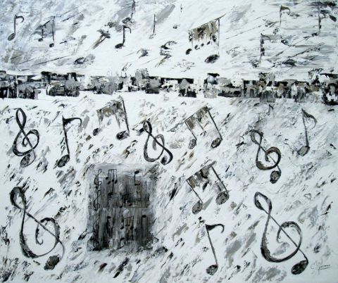 Farandole musicale - Peinture - Catherine GARCERAN