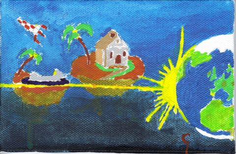 Espace d�tente - Peinture - Arsene Gully