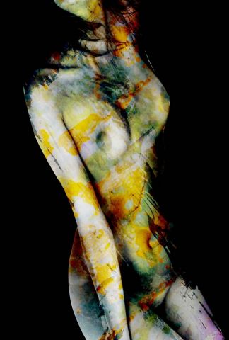 Magalie - Peinture - Pierre Confolent
