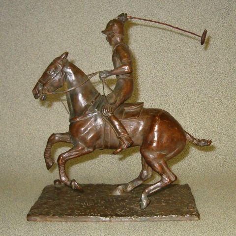 Polo, back � droite - Sculpture - PIERRE CHAMBRY