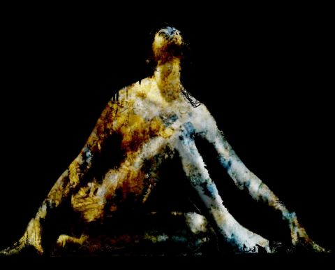 la nuit - Peinture - Pierre Confolent