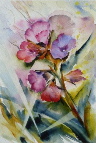 L'artiste Veronique Piaser-Moyen - Petites fleurs - Pulsatiles