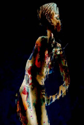 l'offrande - Peinture - Pierre Confolent