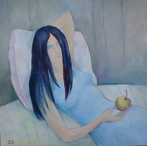 Ma pomme - Peinture - Da Svetlana DIMONT