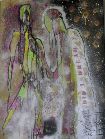 WHAT DID I DREAM ? - Peinture - Genevieve MERCET