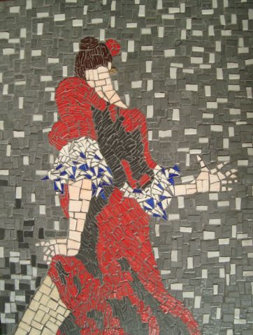 flamenco - Mosaique - christe