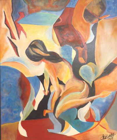 R�verie - Peinture - janine chetivet