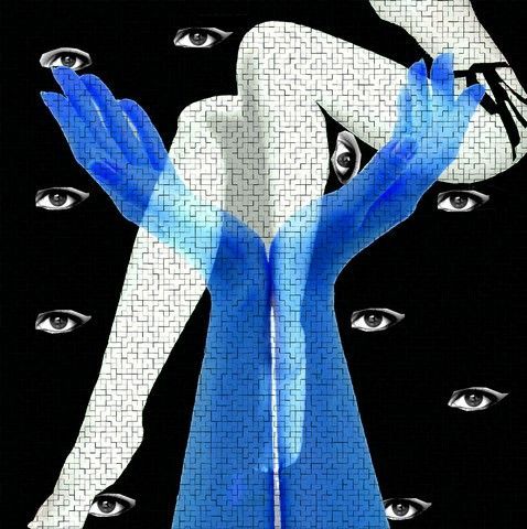 le mauvais oeil - Art numerique - CHANTAL LEYMARIE