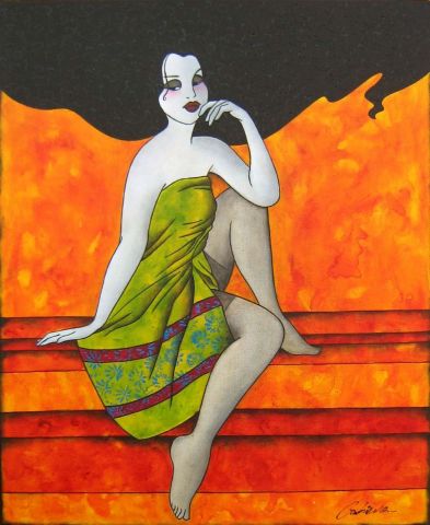 Perle exotique - Peinture - Ah Tatieva 