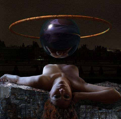 Saturne et Venus - Art numerique - Leo Novoro