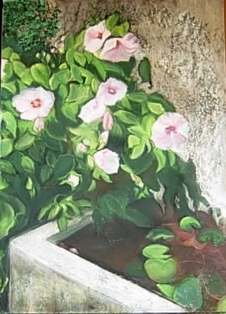 Fleurs en Provence - Peinture - Edmee Joly