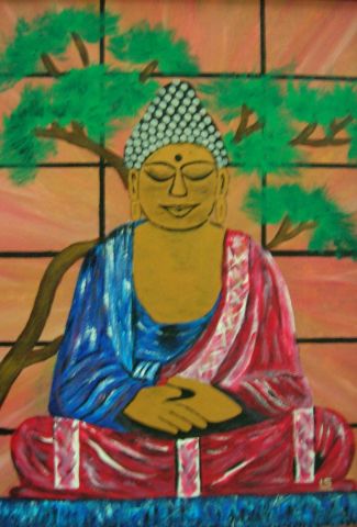 Le Bouddha TAÏ - Peinture - LS